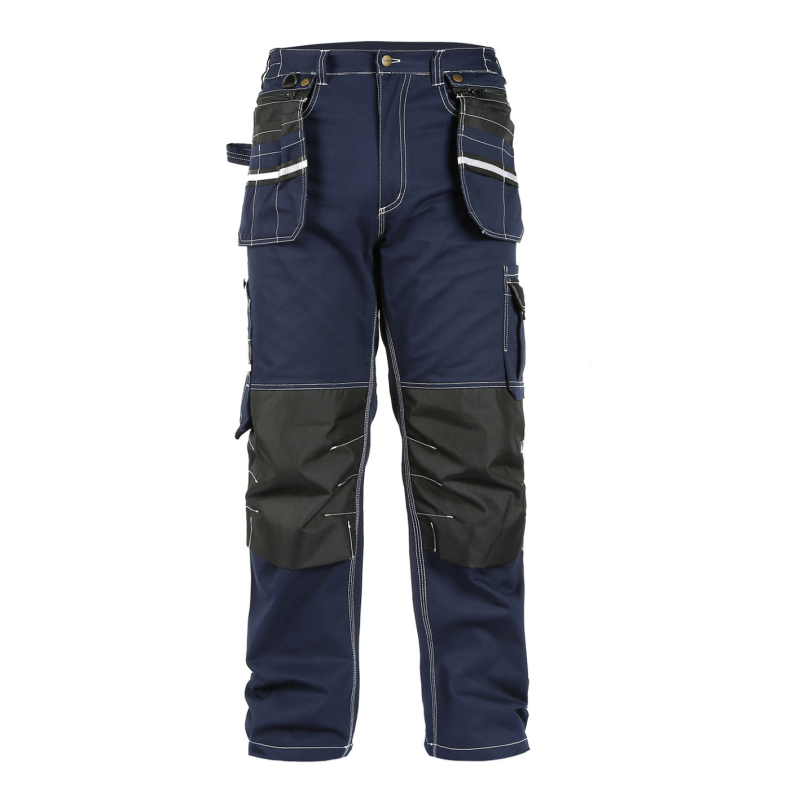 [B111] 100% Cotton Cargo Pants with Detachable and Movable Hanging Pockets - Bauskydd Workwear 