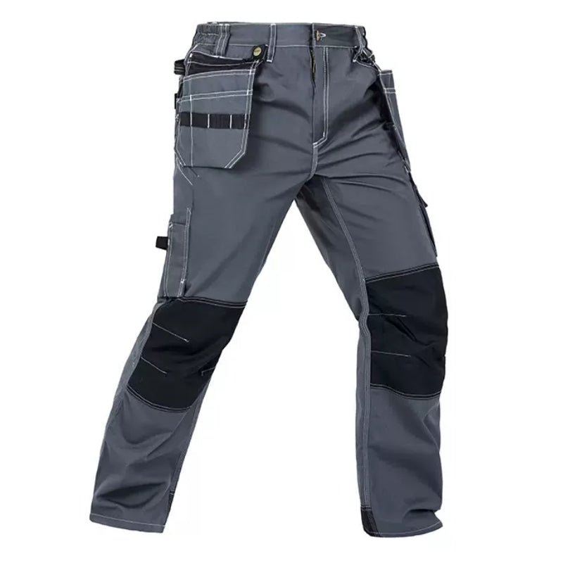 [B128] Knee-Reinforcing Cargo Pants with Detachable Hanging Pockets - Bauskydd Workwear 