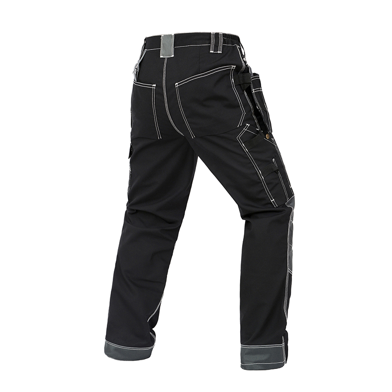 Knee-Reinforcing Cargo Pants with Multi Detachable Hanging Pockets,Polyester Cotton,Durable for Outdoor Working[B128]