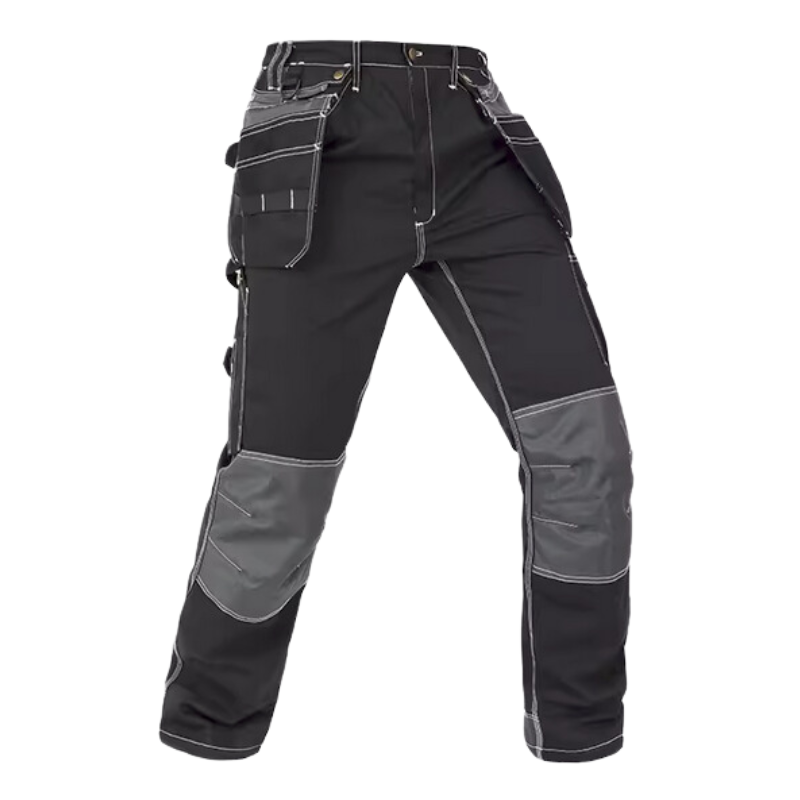 [B128] Knee-Reinforcing Cargo Pants with Detachable Hanging Pockets - Bauskydd Workwear 