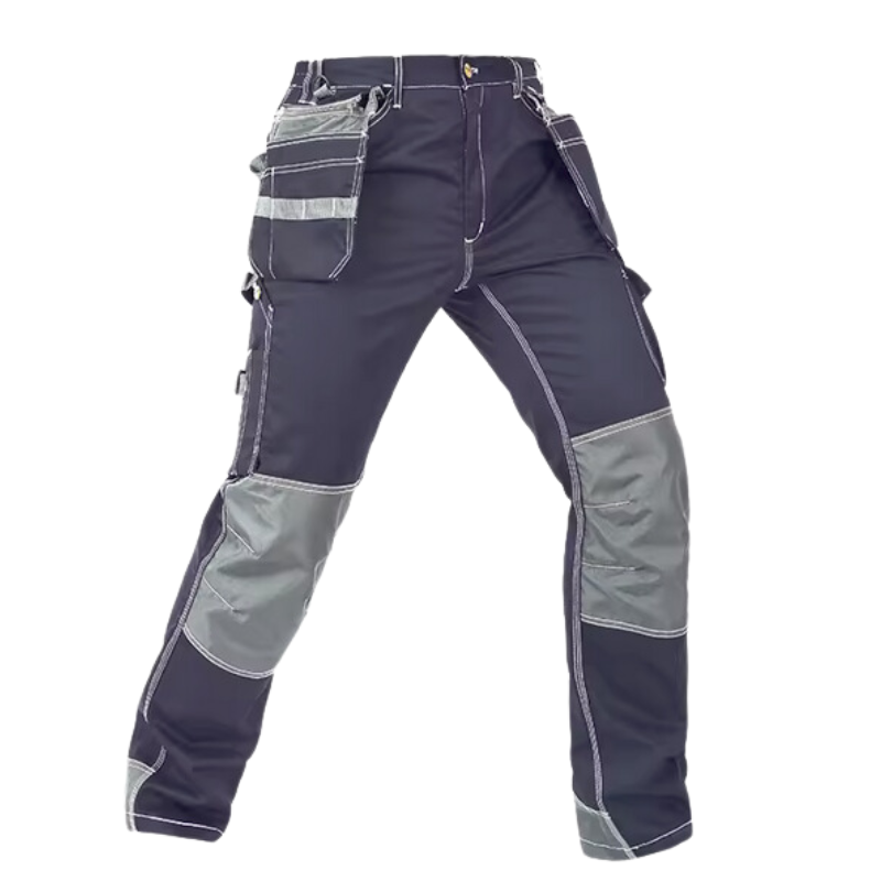 [B128] Knee-Reinforcing Cargo Pants with Detachable Hanging Pockets - Bauskydd Workwear 