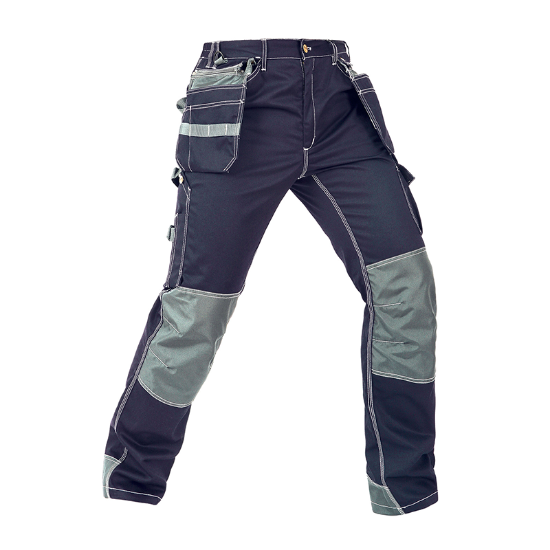 Knee-Reinforcing Cargo Pants with Multi Detachable Hanging Pockets,Polyester Cotton,Durable for Outdoor Working[B128]