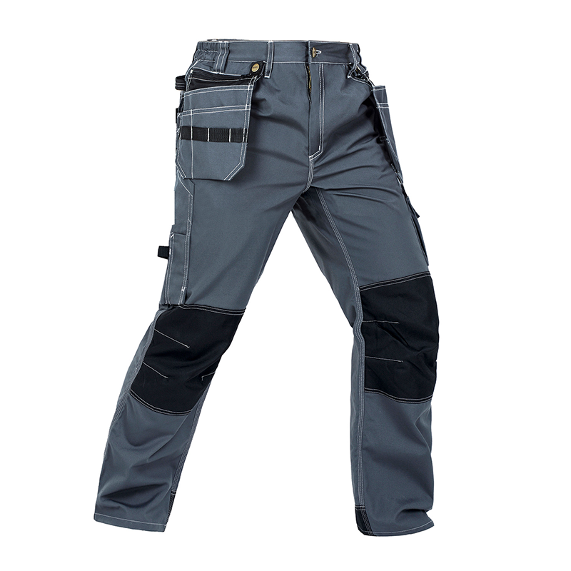 [B128] Knee-Reinforcing Cargo Pants with Detachable Hanging Pockets - Bauskydd Workwear 