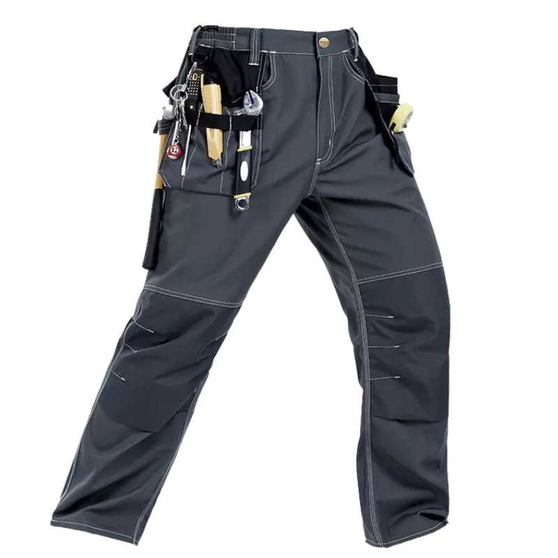 [B129] Cargo Pants - Knee Pads Installable with Non-Detachable Fly Pockets - Bauskydd Workwear 