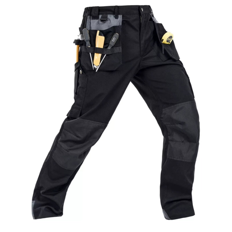 [B131] Cargo Pants - Knee-Reinforcing Style with Non-Detachable Fly Pockets - Bauskydd Workwear 