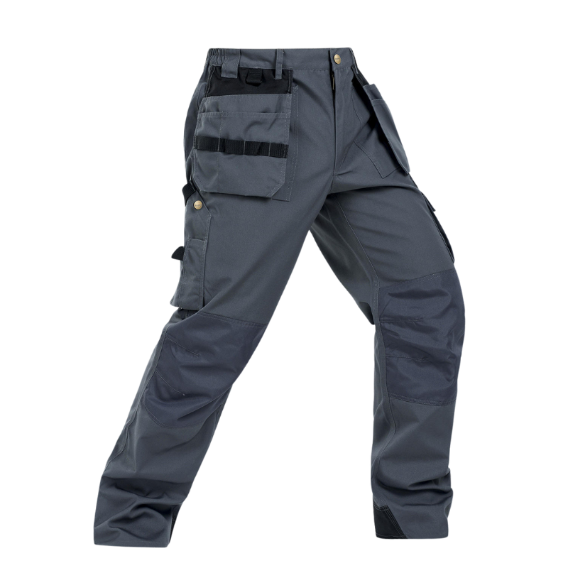 [B131] Cargo Pants - Knee-Reinforcing Style with Non-Detachable Fly Pockets - Bauskydd Workwear 