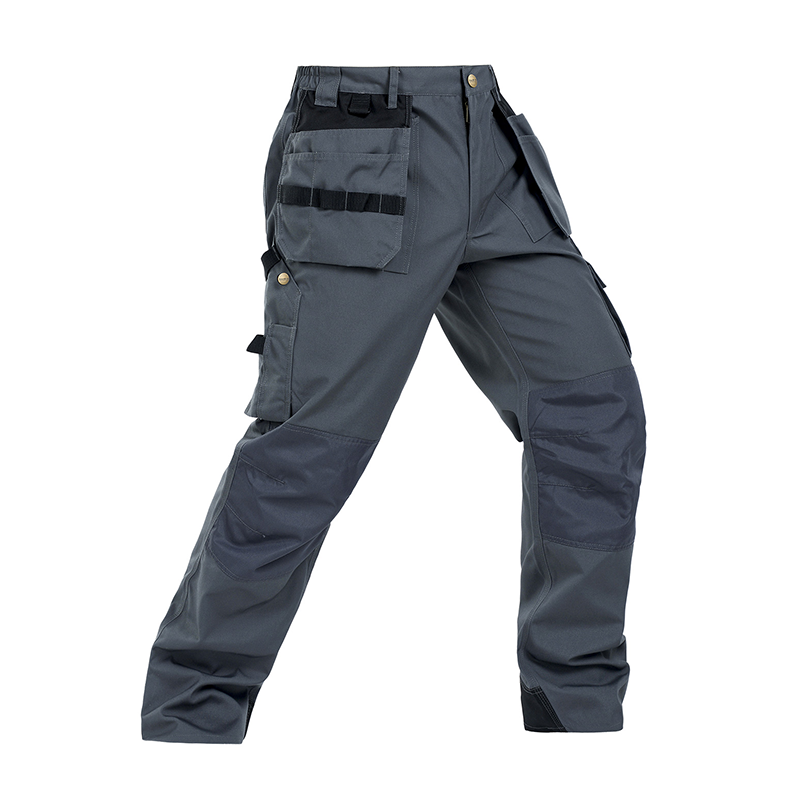 Durable Polyester Cotton Cargo Pants for Work with Knee-Reinforcing Protection,Multi-Pockets, Comfort Fit for Construction Workers[B131]