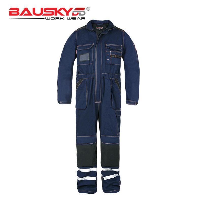 [B135] Bauskydd Pro Coverall (Knee Pads Installable) - Bauskydd Workwear 