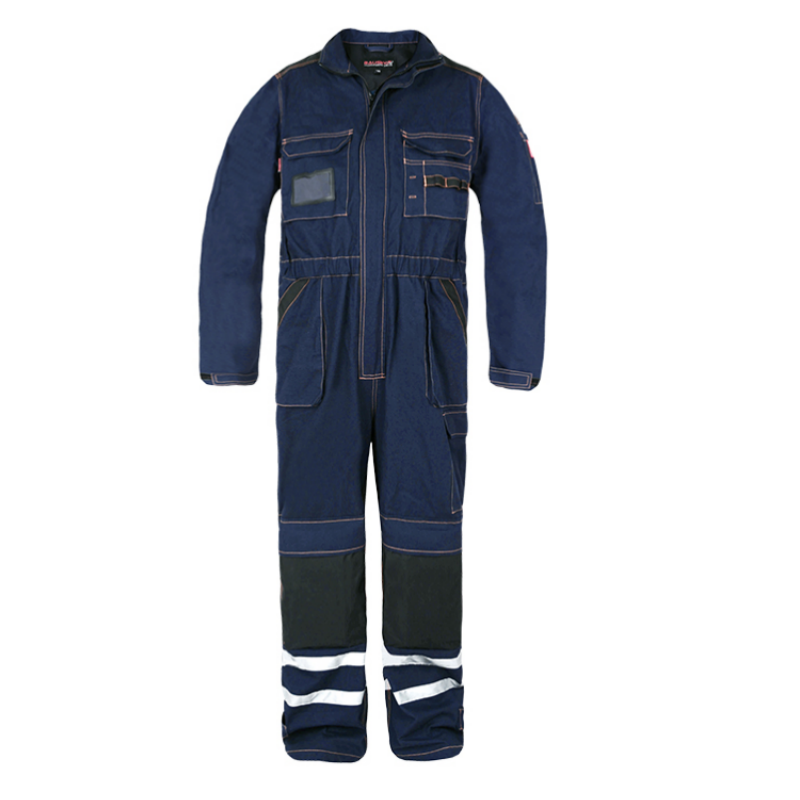 [B135] Bauskydd Pro Coverall (Knee Pads Installable) - Bauskydd Workwear 