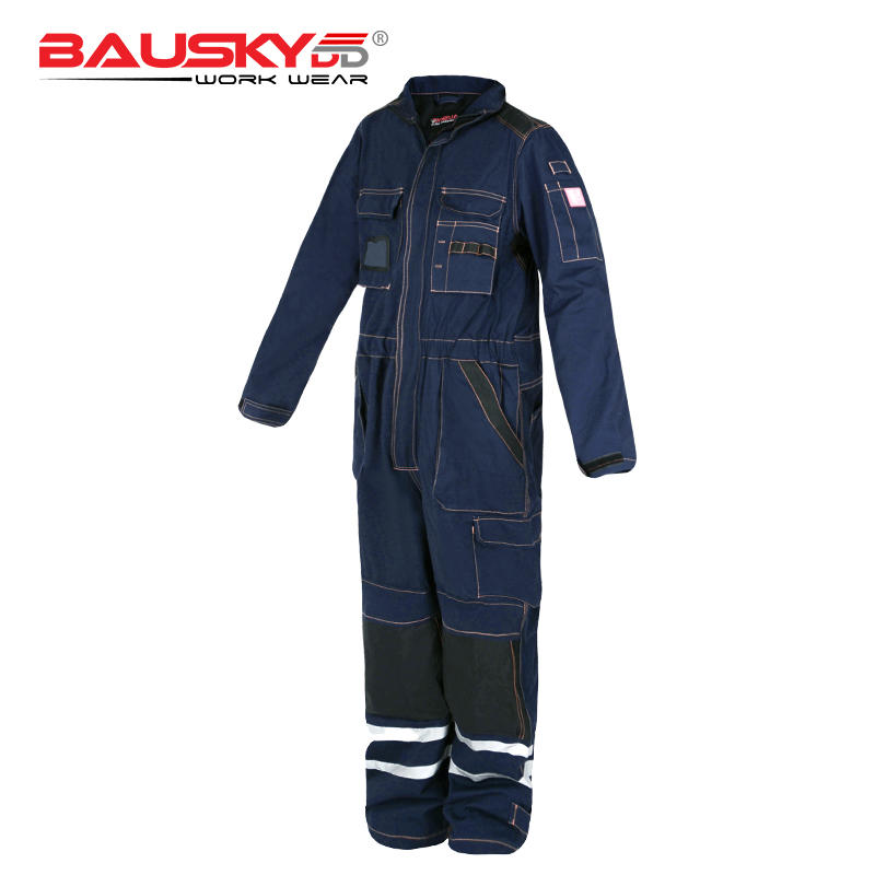 [B135] Bauskydd Pro Coverall (Knee Pads Installable) - Bauskydd Workwear 