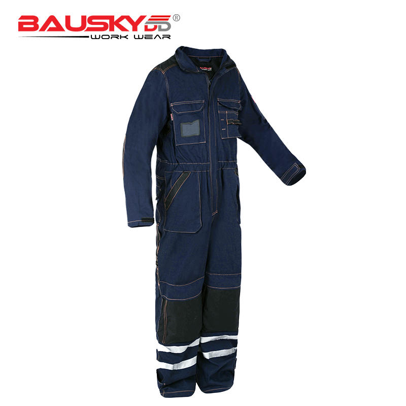 [B135] Bauskydd Pro Coverall (Knee Pads Installable) - Bauskydd Workwear 