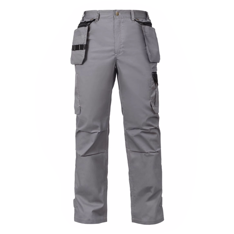 [B218] Summer Cargo Pant with Detachable and movable hanging pockets - Bauskydd Workwear 