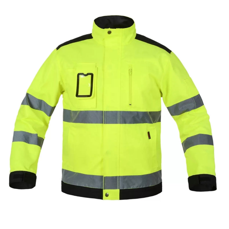 Hi-Vis Multifunctional Cargo Jacket - B222 - Bauskydd Workwear 