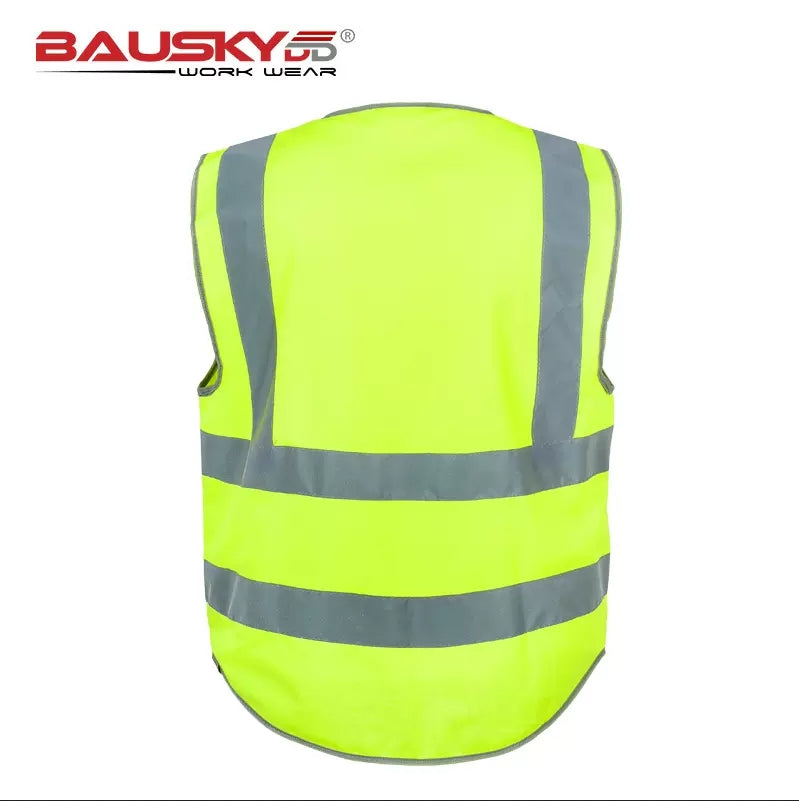 Hi-Vis Multifunctional Cargo Vest - B223 - Bauskydd Workwear 