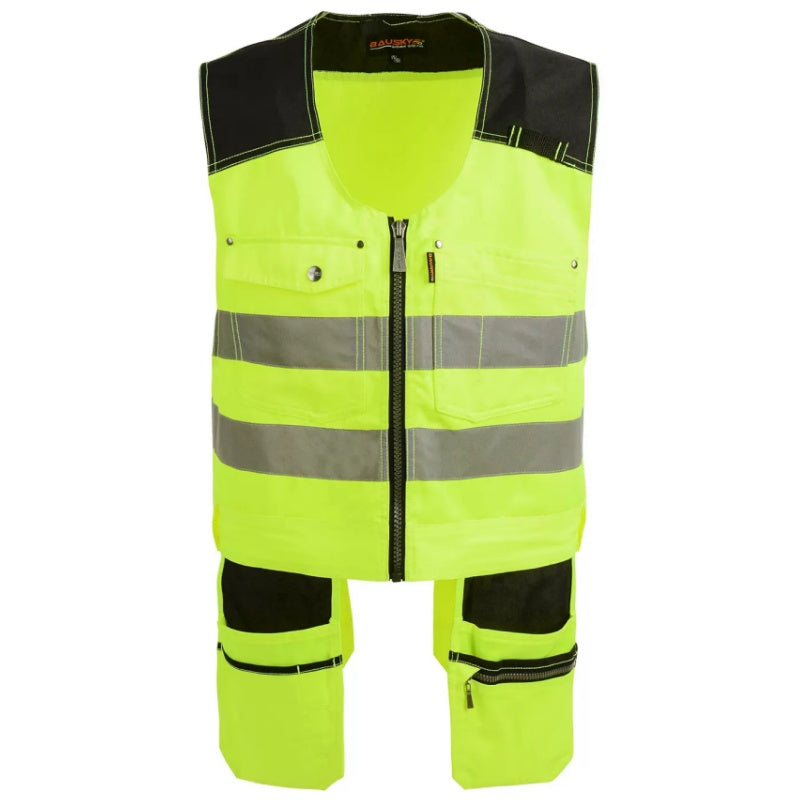 Hi-Vis Multifunctional Cargo Vest - B233 - Bauskydd Workwear 