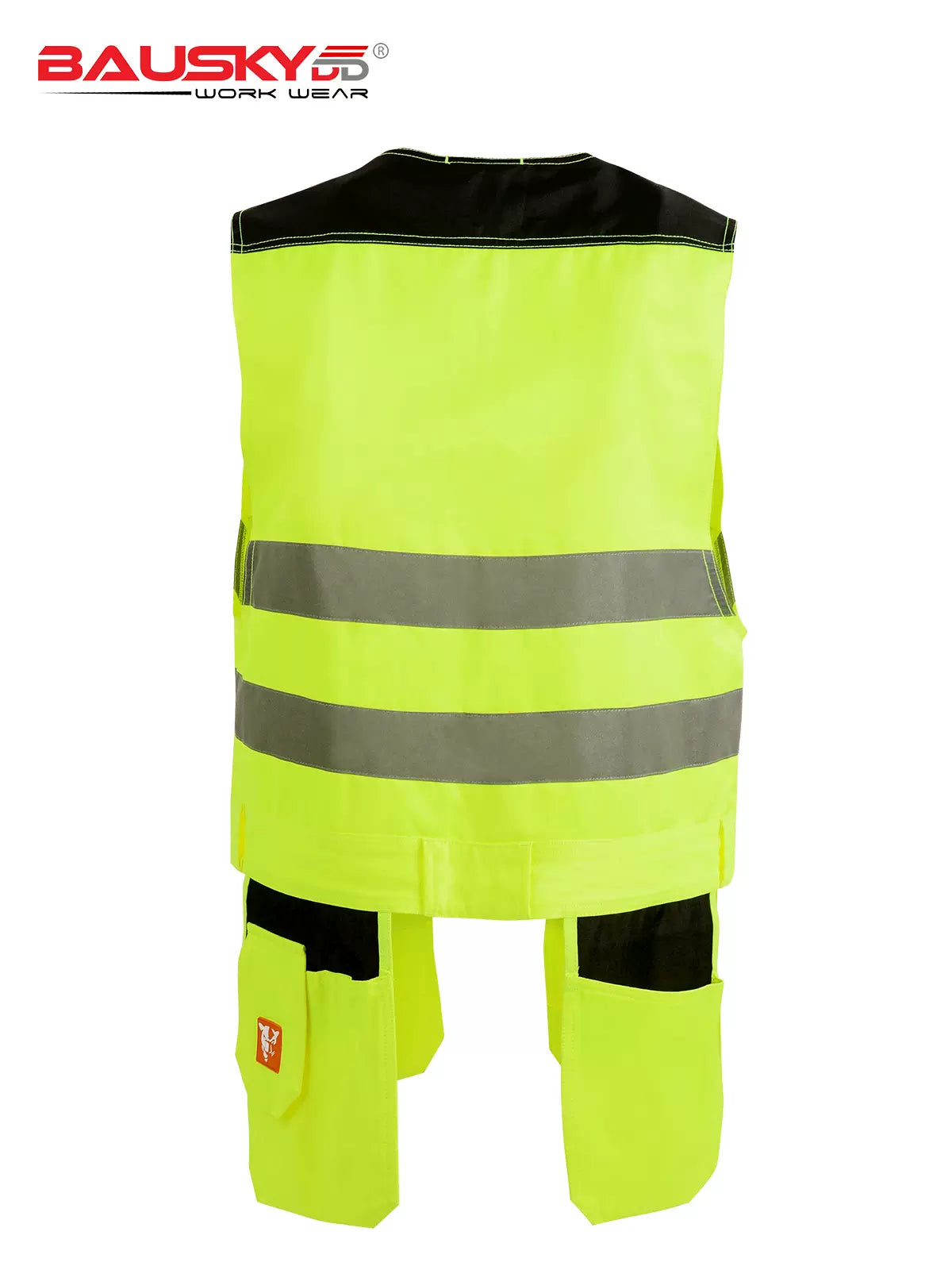 Hi-Vis Multifunctional Cargo Vest - B233 - Bauskydd Workwear 